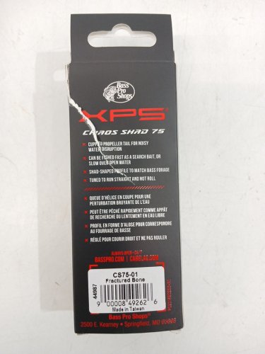 XPS Chaos Shad Fishing Bait Lure - 3" - Bone White image 4