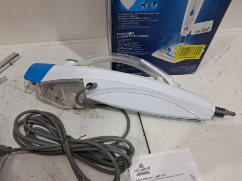 BISSELL POWEREDGE 2-IN-1 MULTI-SURFACE STEAM MOP & HANDHELD CLEANER - WHITE/BLUE (MODEL: 2078C) image 6