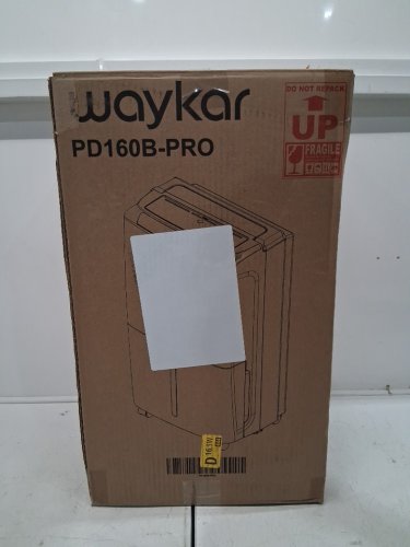 Waykar Dehumidifier with Auto or Manual Drainage - 0.6gal Water Tank Capacity - covers 2000 sq.ft - white - (model: pd160b-pro) image 6