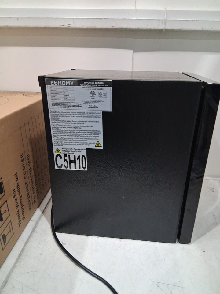 EUHOMY Beverage Refrigerator Cooler with 40°F-61°F Digital Temperature Control- 18L holds 25 cans -black-(model:fwc008-11bl-caeh/‎ WC-6B) image 7