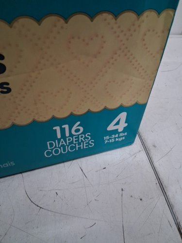 116PK PAMPERS SWADDLERS DISPOSABLE DIAPERS - SIZE 4 image 4