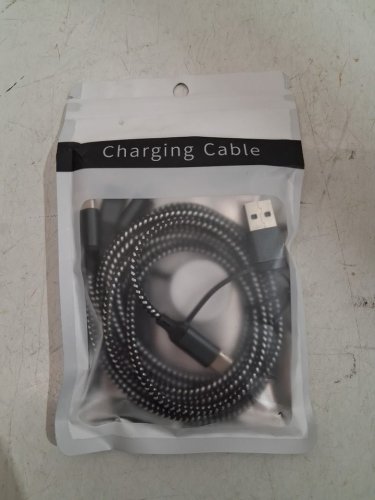 6-IN-1 BRAIDED MULTI-CHARGING CABLE - 6FT - BLACK/GREY image 4