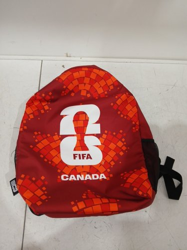 adult unisex fifa world cup 2026 team canada backpack - red/white (model: 1986061) image 2
