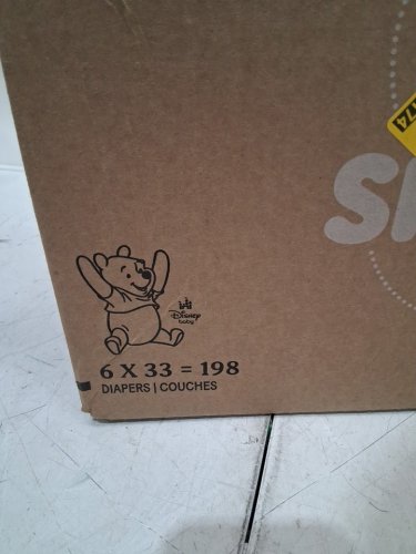 198PK HUGGIES LITTLE SNUGGLERS BABY DIAPERS - SIZE 1 (UP TO 14LB) - DISNEY WINNIE THE POOH (MODEL: 56308) image 3