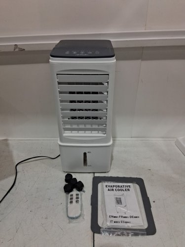 3-IN-1 PORTABLE 60° OSCILLATING AIR CONDITIONER/COOLER WITH REMOTE - 3 SPEEDS - 5.5L - WHITE(MODEL: BW-102YF) image 5