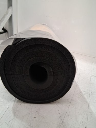 CAP Barbell High Density Exercise Yoga Mat with Strap - 1/2" x 24" x 68" - black (model: mtis-6523-12bk) image 4