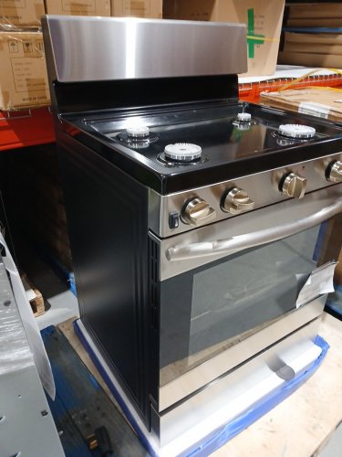 Element Stainless Steel Gas Range Stove and Oven - 30" - 5 Cu.FT - Silver/Black (Model: egr34mses-ca) image 5