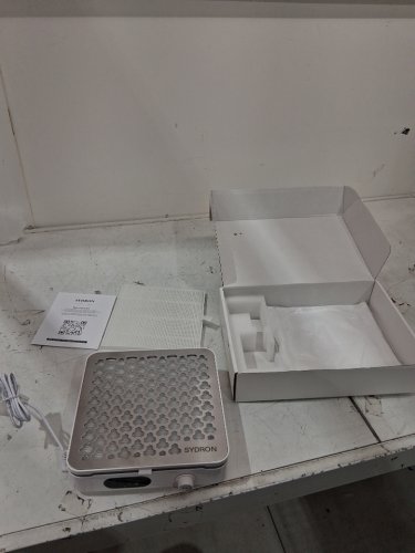 sydron nail dust/gel collector -ultra silent large suction - white (model:fc01) image 3