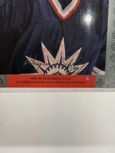 JUMBO UPPER DECK 19977 WAYNE GRETZKY CARD image 3