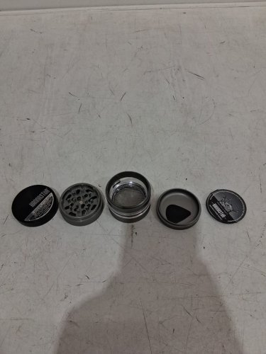 4pc kannastor jar body grinder - stainless steel/black image 4