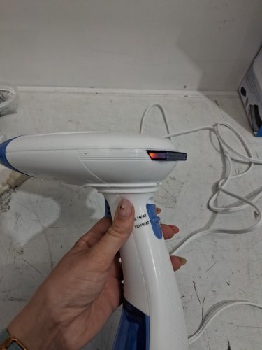 CONAIR handheld fabric steamer - 1100W - White/blue (Model: GS23C) image 3