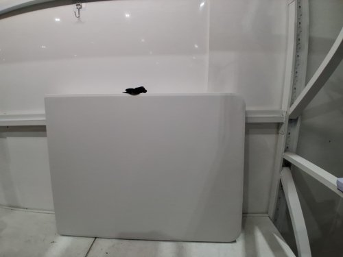 LAKHOW RECTANGULAR PLASTIC FOLDING TABLE WITH BUILT IN CARRY HANDLE - 6FT - WHITE/GREY (MODEL: LAKHOW-180CZ) image 4