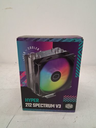 Cooler Master Hyper 212 Spectrum V3 CPU Air Cooler - ARGB Sync, 120mm PWM Fan, 4 Copper Direct Contact Heat Pipes, 152mm Tall, AMD Ryzen AM5/AM4, Intel LGA1700/1200 (model: RR-S4NA-17PA-R1) image 2