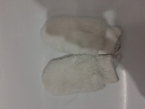 women's urban outfitters faux fur gloves - one size fits most - white image 3