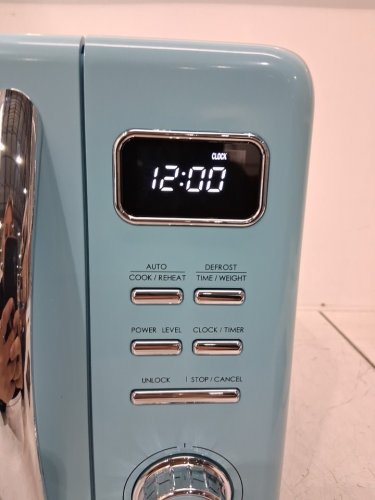 GALANZ RETRO-STYLE DIGITAL MICROWAVE OVEN - 0.7CU FT - bebop BLUE (MODEL: GLCMKZ07BER07) image 5