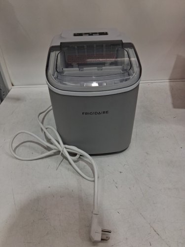 FRIGIDAIRE COMPACT COUNTERTOP ELECTRIC ICE MAKER - MAKES 26LBS OF ICE/DAY - SILVER (MODEL: EFIC189-B-SILVER) image 3