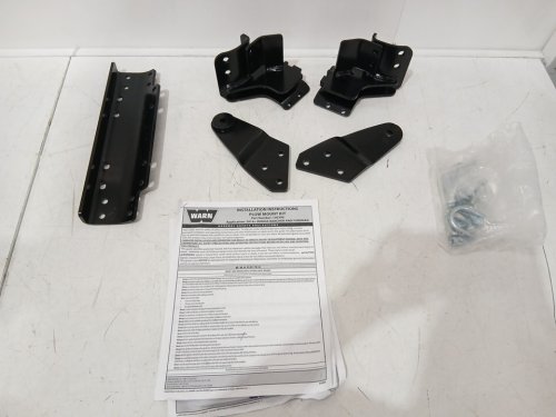 5PC WARN PLOW MOUNT KIT FOR 2014+ HONDA RANCHER / FOREMAN MODELS - BLACK (MODEL: 100390) image 3