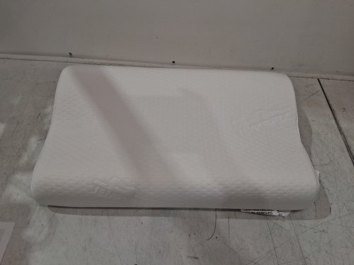 TEMPUR-PEDIC NECK PILLOW - MEDIUM FIRMNESS - STANDARD SIZE 20" x 12.5"x 4" - WHITE (MODEL: ‎15301115P) image 3