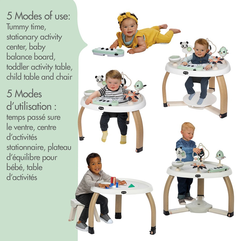 Tiny Love 5-in-1 Here I Grow 3 height adjustable Stationary Activity Center - Boho Chic (Model: 04202CBOHO) image 2