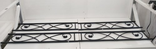 Metal Bed Frame with Headboard - King - Black image 5