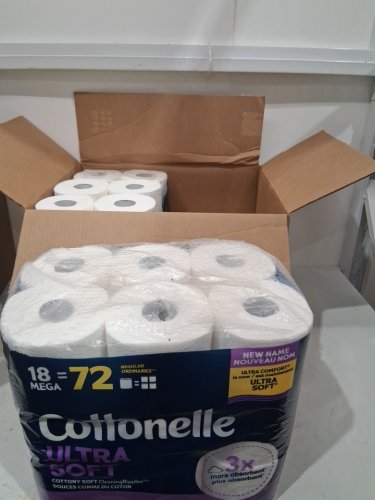36pk cottonelle ultra soft toilet paper- 36 Mega Rolls = 144 Regular Rolls, 312 Sheets per Roll - White image 2