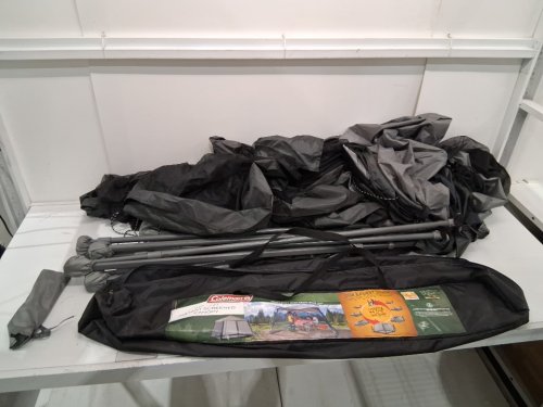 COLEMAN SCREENED CANOPY TENT WITH INSTANT SETUP - 11FT x 11FT - BACK HOME SCREENHOUSE SETS UP IN 60 SECONDS - GREY (Model: 2000036712) image 2