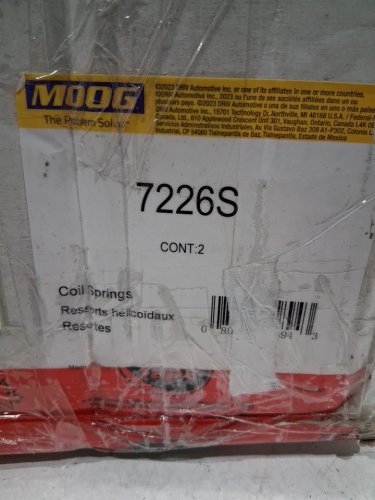 2PK MOOG Front Coil Spring Set - for select makes and models - (model:7226s) image 9
