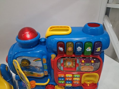 Kids VTech Sit-to-Stand Ultimate Alphabet Train Toy - Blue/Yellow (Model: ‎80-181970) image 5