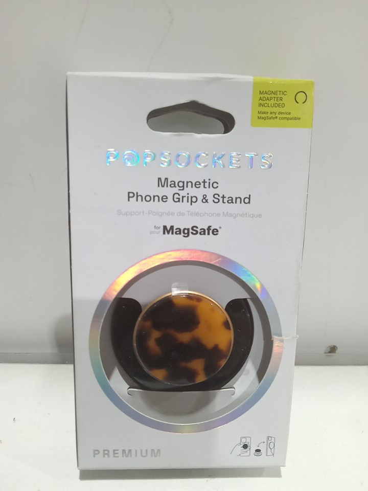 POPSOCKETS POPGRIP MAGNETIC Phone Grip & Stand FOR MAGSAFE with magnetic adapter - Tortoise Black image 2
