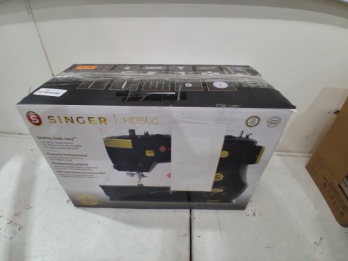 SINGER Heavy Duty 500 Classic Sewing Machine with 23 Built-In Stitches - Black/Gold (model: HD500) image 7