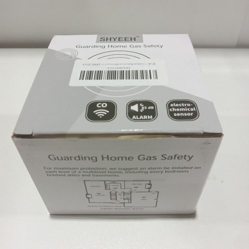 2PK SHYEEH CARBON MONOXIDE DETECTOR with Sensitive Sensor, Digital Display and Sound Warning - WHITE image 5