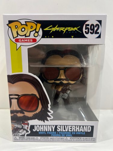 Funko pop! Games: cyberpunk - johnny silverhand vinyl figure (#592) image 2