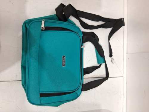 2PC WRANGLER EL DORADO LUGGAGE SET WITH CUP HOLDER AND USB PORT - 20" SPINNER AND 10" BAG - TEAL (MODEL:WR-20272-360) image 12