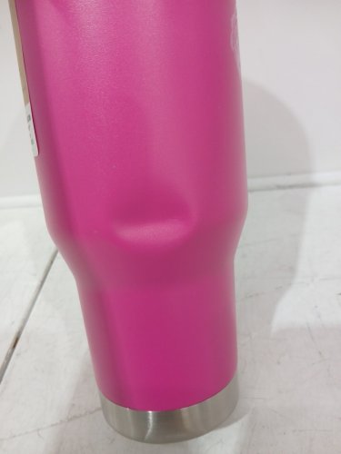 BPS INSULATED stainless steel Mug with Slider Lid and Straw - 40oz - Ultra Pink image 4