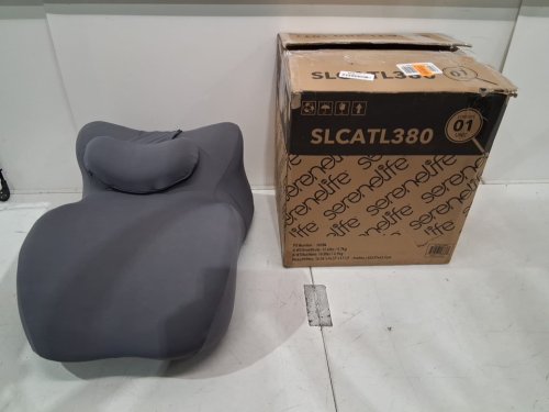 Multi-Functional ergonomic foam bed rest pillow - 23" x 15" x 10" - grey image 2