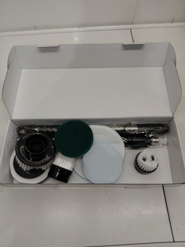 Leebein 8-IN-1 Electric Spin Scrubber - BLACK image 2