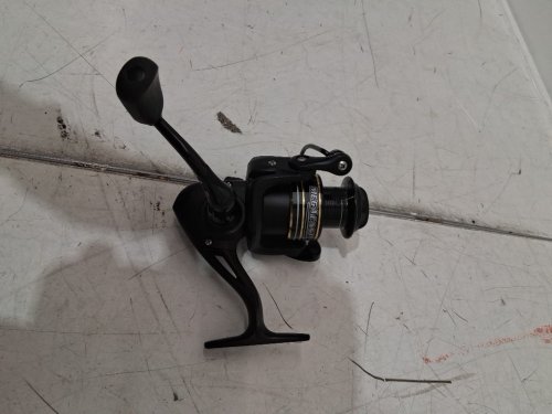 bass pro shops megacast spinning reel - black (model: mgts10) image 4