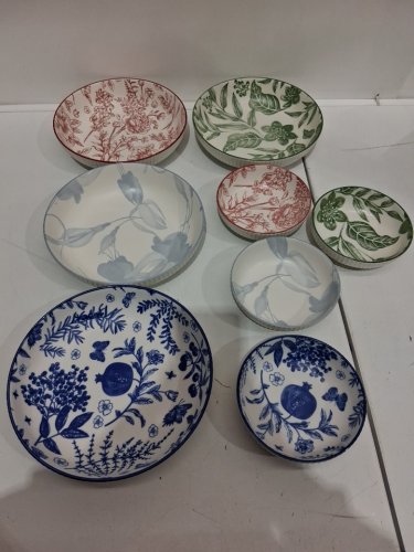 8pc Signature bowl set - 5.5" & 8.7" - white/assorted colours (model: 1983729) image 3