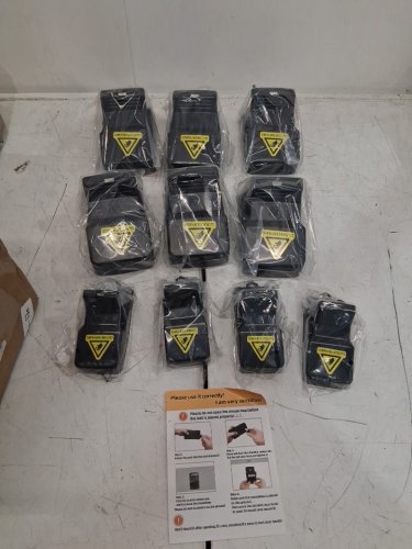 10pk EFFECTIVE/SANITARY reusable plastic MOUSE TRAPS - 4" & 5.5"- BLACK image 3
