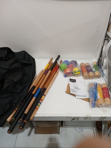 Amazon Basics Six Player Croquet Set with Wooden Mallets and Carry Case - black image 10