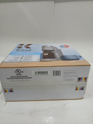 KEURIG K-SLIM + ICED K-ICED SINGLE SERVE COFFEE MAKER - ICE GREY (MODEL: K26F) image 3