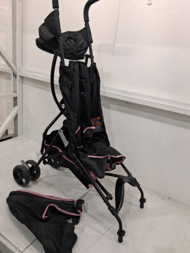 Summer By Ingenuity INFANT 3DMINI CONVENIENCE foldable STROLLER - 45lb cap - BLACK/PINK (model: 32883) image 4