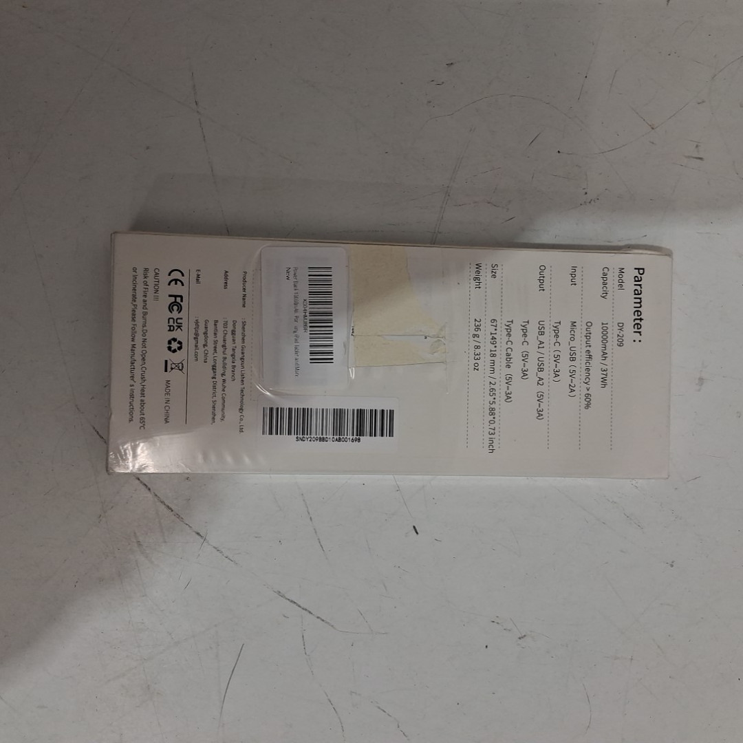 hosgubo usb-c/micro-usb power bank - 10000mah - black (model: dy-209) image 3