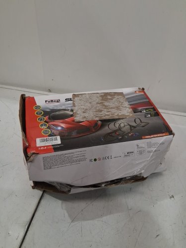 FuBegi fast Slot Car Race Track Set - 1:64 scale - blue/red/blue image 2