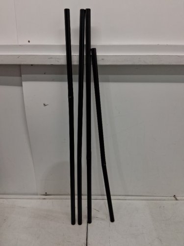 Songmics Portable Closet with Hanging Rods and Shelves - 35 x 18" x 66" - Black - (model:URYG84BK) image 3