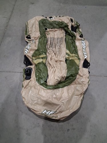 Hydro-Force Voyager X4 Inflatable Raft Set - 11ft 6" - 1058lb cap - cream/green/black (MODEL: 65156e) image 7