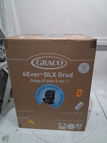 GRACO 4EVER DLX GRAD 5-IN-1 CAR SEAT - 120LB MAX - HARRISON FASHION BLACK/GREY (MODEL: 2217079) image 2