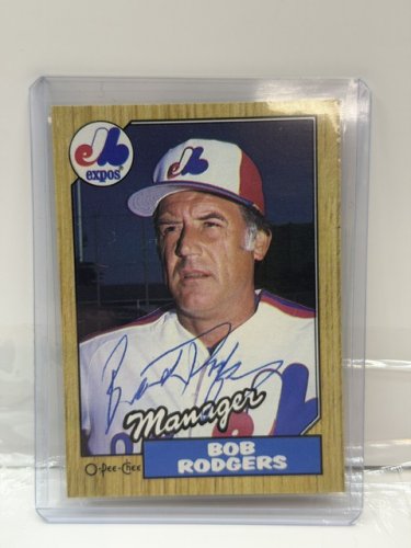 13 ASSTD 1987 SIGNED O-PEE-CHEE EXPO BASEBALL CARDS image 12
