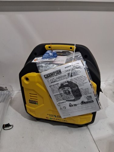 Champion Dual Fuel Inverter Generator with CO Shield and ez start dial - 3300w running/ 4000w starting - yellow/black (model: 201567) image 5
