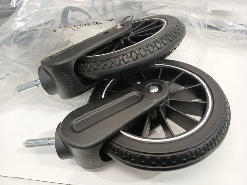YMCLUB DOUBLE WAGON STROLLER WITH CANOPY - 350 LBS CAPACITY - GREY (ITEM: ETD067GR) image 4